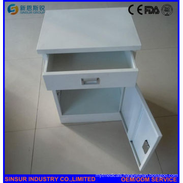 ISO/Ce Qualified Stainless Steel Hospital Bedside Cabinet
